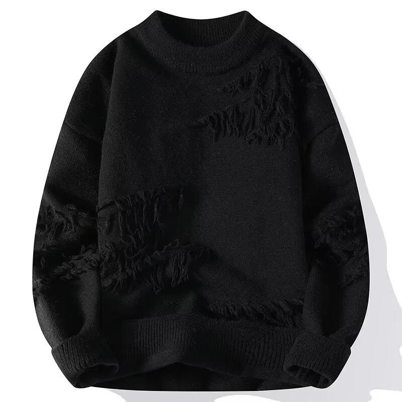 Men s Crew Neck Knit Sweater Textured Pattern Loose Casual Long Sleeve Top L чорний
Men s Crew Neck Knit Sweater Textured Pattern Loose Casual Long Sleeve Top L чорний