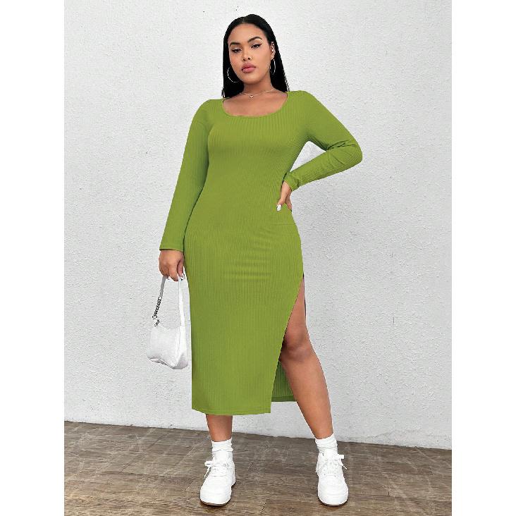 Платье облегающего кроя с разрезом, квадратным вырезом и длинными рукавами, вязаное 3XL
Платье облегающего кроя с разрезом, квадратным вырезом и длинными рукавами, вязаное 3XL