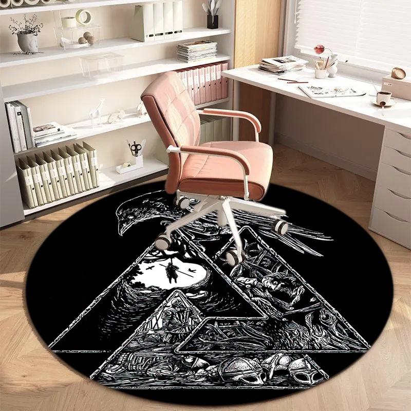 1Pc Viking theme Printed circular carpet, home door mat, outdoor travel protection carpet A6 80x80cm( 31x31in)
1Pc Viking theme Printed circular carpet, home door mat, outdoor travel protection carpet A6 80x80cm( 31x31in)