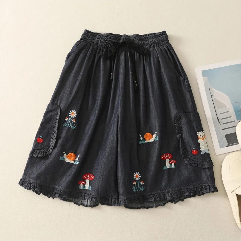 Jean Shorts Pants Women Summer Versatile Vintage Loose Large Size Casual Wide Leg Pants Shorts XXL чорний
Jean Shorts Pants Women Summer Versatile Vintage Loose Large Size Casual Wide Leg Pants Shorts XXL чорний