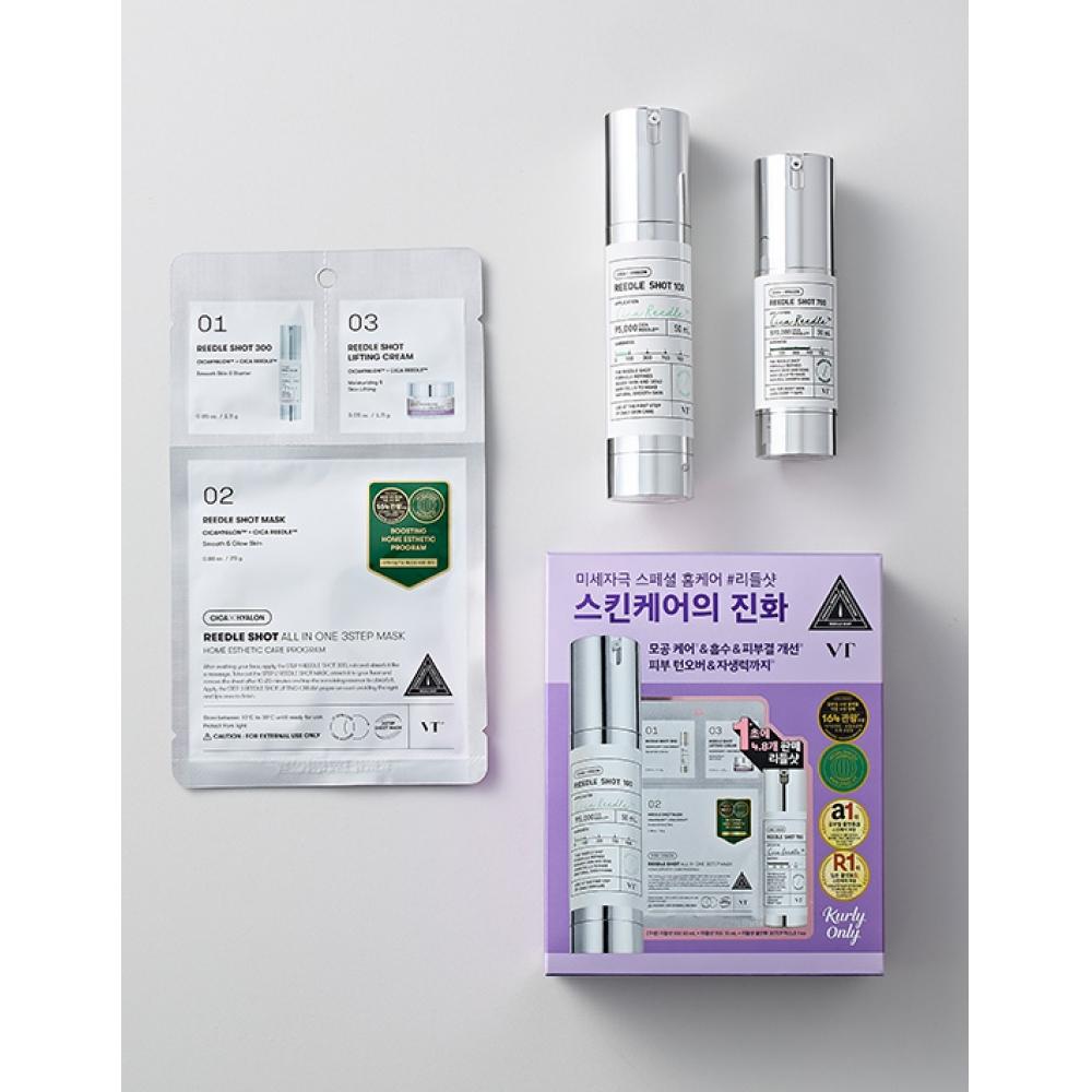 Vt Vt Riddleshot Curly Planning Set 100 50 мл + 700 10 мл + 3-шаговая маска 1 лист
Vt Vt Riddleshot Curly Planning Set 100 50 мл + 700 10 мл + 3-шаговая маска 1 лист