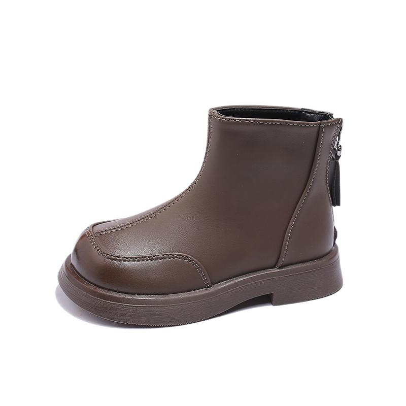 Children Fashion Boots Simple Style Girls Causal Ankle Boot Fashion Kids Short Leather Boots Back Zipper Winter New 37
Children Fashion Boots Simple Style Girls Causal Ankle Boot Fashion Kids Short Leather Boots Back Zipper Winter New 37