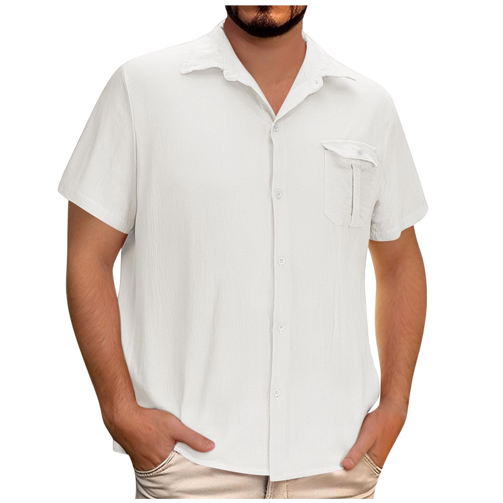 Men s Casual Short-Sleeve Collared Shirt For Spring/Summer XL білий
Men s Casual Short-Sleeve Collared Shirt For Spring/Summer XL білий