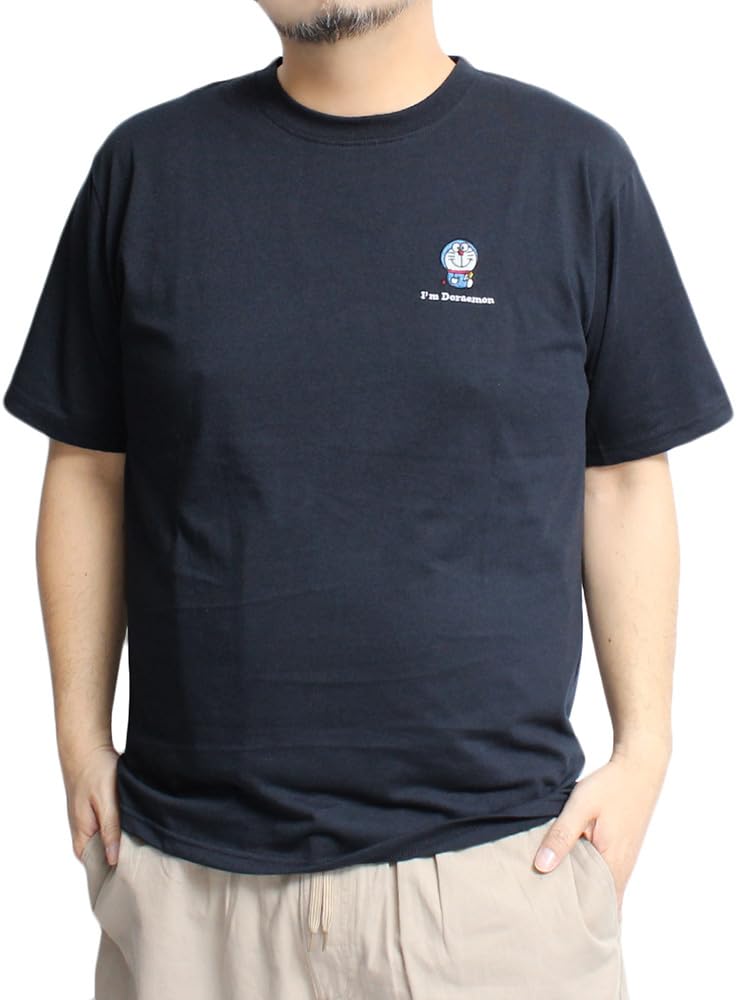 I m Doraemon Men s Short Sleeve T-Shirt with Gian Print, Crew Neck, Size M, Navy
I m Doraemon Men s Short Sleeve T-Shirt with Gian Print, Crew Neck, Size M, Navy