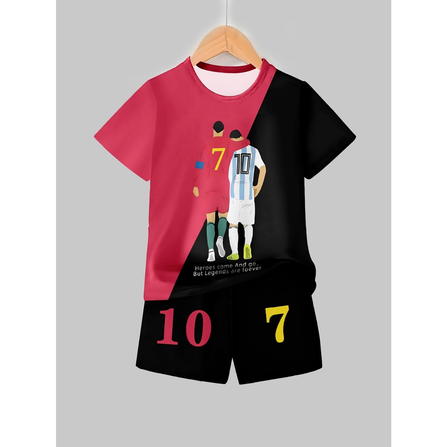 Summer New Short Sleeve Shorts Children s Set Comfortable 13-14 Years
Summer New Short Sleeve Shorts Children s Set Comfortable 13-14 Years