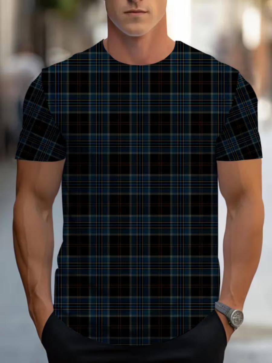 Men’s Summer Plaid Striped T-Shirt – Beige & Gray Color Block Slim Fit Casual Crew Neck Tee for Daily Wear 6XL
Men’s Summer Plaid Striped T-Shirt – Beige & Gray Color Block Slim Fit Casual Crew Neck Tee for Daily Wear 6XL