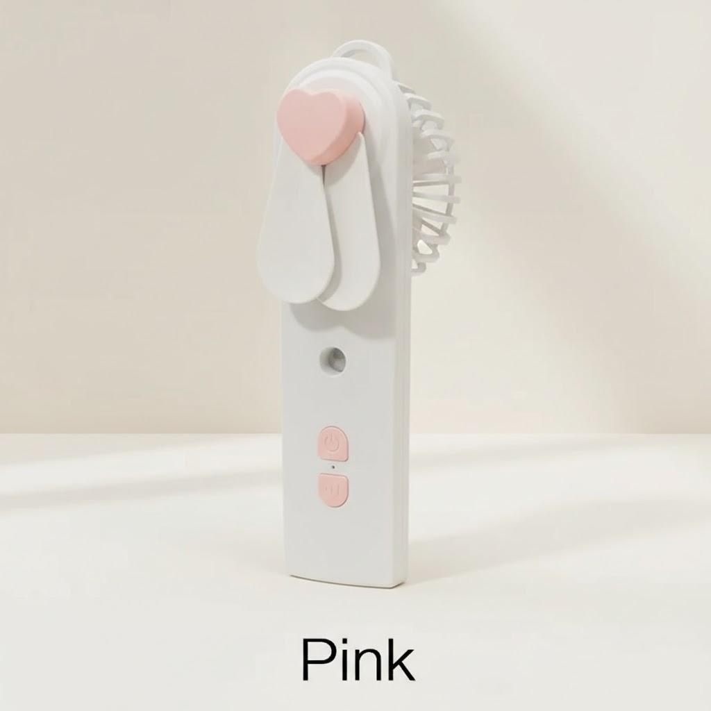 Portable 2-in-1 Mini Fan Humidifier USB Rechargeable Handheld Fan with Water Mist for Face Cooling рожевий
Portable 2-in-1 Mini Fan Humidifier USB Rechargeable Handheld Fan with Water Mist for Face Cooling рожевий