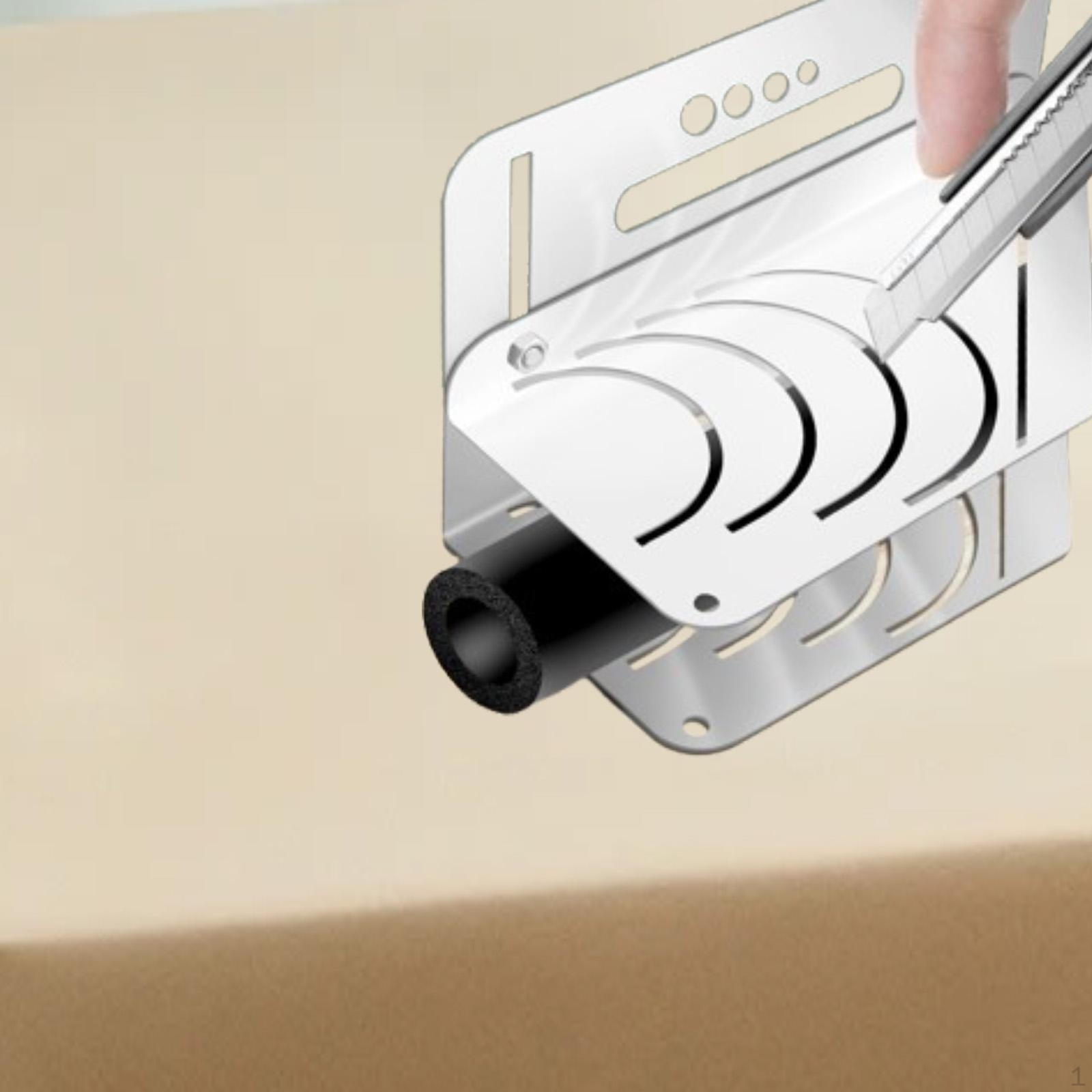 45° Rubber Insulation Pipe Cutter Foam Cutting Tool Sturdy Practical Easy to Use Labor Saving For 20 to 50mm Pipe
45° Rubber Insulation Pipe Cutter Foam Cutting Tool Sturdy Practical Easy to Use Labor Saving For 20 to 50mm Pipe