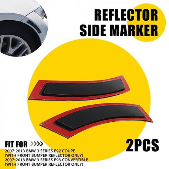 For 07-2013 3 BMW E93 Series E92 Front 2PCS Bumper Reflector ONLY Smoked L+R
For 07-2013 3 BMW E93 Series E92 Front 2PCS Bumper Reflector ONLY Smoked L+R
