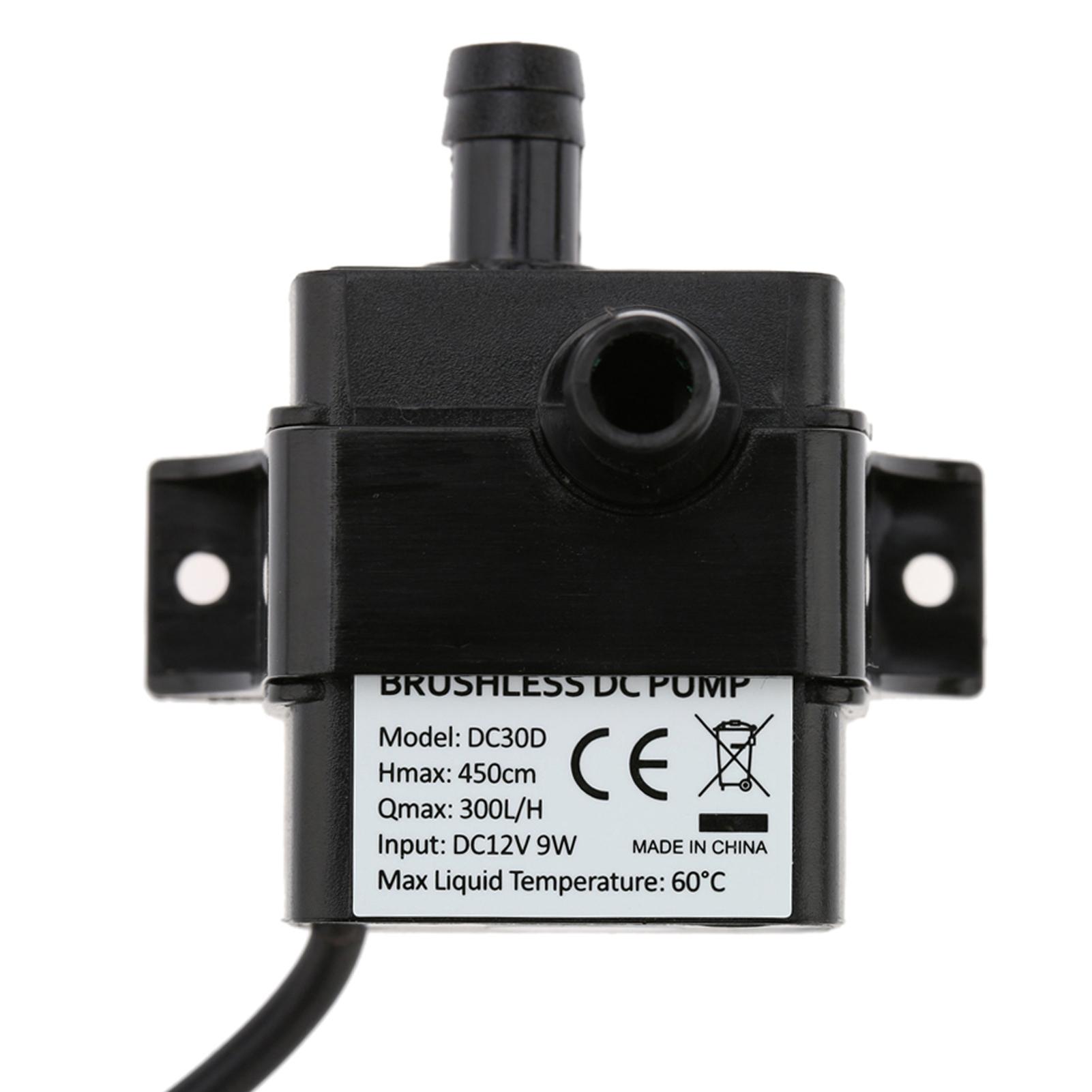 Ultra-quiet Mini DC12V 9W Micro Brushless Water Oil Pump Waterproof Submersible Fountain Aquarium Circulating 300L/H Lift 450cm 12V
Ultra-quiet Mini DC12V 9W Micro Brushless Water Oil Pump Waterproof Submersible Fountain Aquarium Circulating 300L/H Lift 450cm 12V
