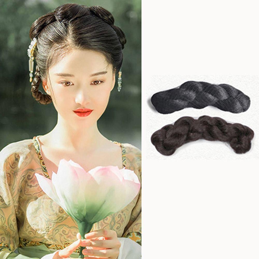 Accessories Antique Hanfu Braided Chignon Twist Braid Bun Traditional Headdress Hanfu Cosplay Wig L
Accessories Antique Hanfu Braided Chignon Twist Braid Bun Traditional Headdress Hanfu Cosplay Wig L