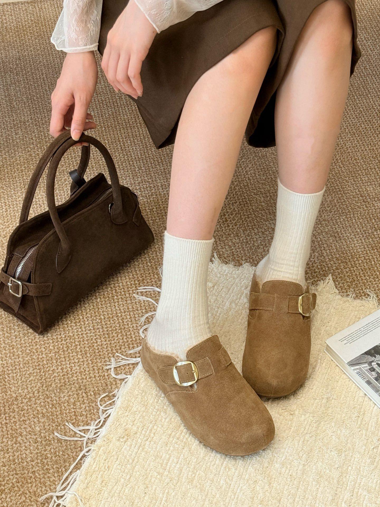 Baotou women s shoes new spring and autumn thick soles wear one pedal single shoes half drag 39
Baotou women s shoes new spring and autumn thick soles wear one pedal single shoes half drag 39