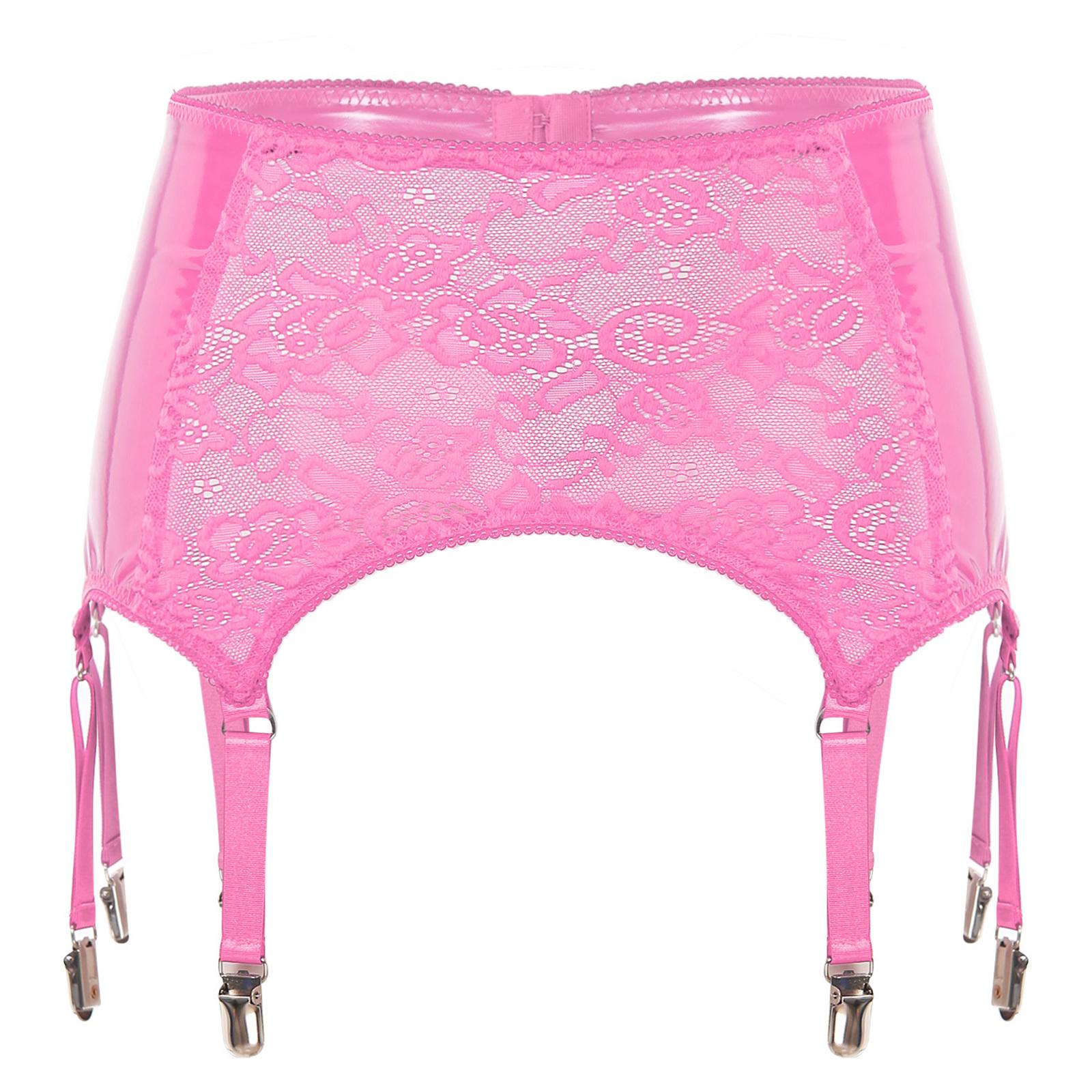 Жіночий пояс для панчіх з квітковим мереживом, підв язка зі штучної шкіри з металевими кліпсами, аксесуари для панчіх, білизна S рожевий
Жіночий пояс для панчіх з квітковим мереживом, підв язка зі штучної шкіри з металевими кліпсами, аксесуари для панчіх, білизна S рожевий