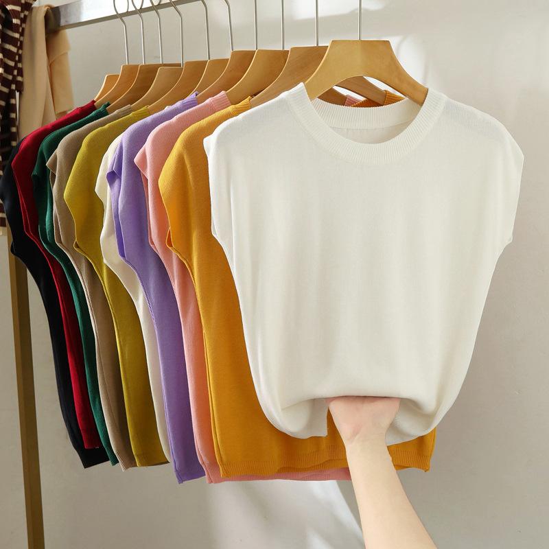 Women s 2026 Summer Short-Sleeve Ice Silk Knit Top with Puff Sleeves and Round Neck One Size белый
Women s 2026 Summer Short-Sleeve Ice Silk Knit Top with Puff Sleeves and Round Neck One Size белый