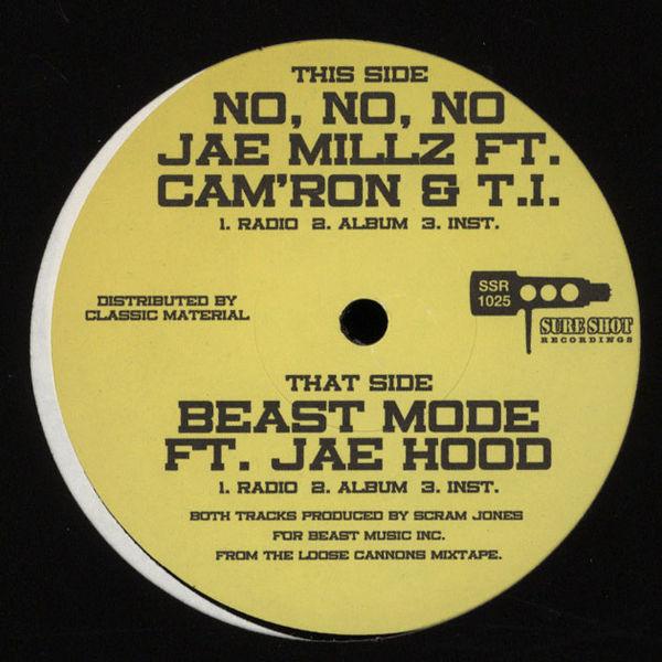 12inch Record JAE MILLZ / J HOOD - No No No (Remix) / Beast Mode SSR1025 Sure Shot Recor 2005 UK Rap & Hip-Hop/R&B Used
12inch Record JAE MILLZ / J HOOD - No No No (Remix) / Beast Mode SSR1025 Sure Shot Recor 2005 UK Rap & Hip-Hop/R&B Used