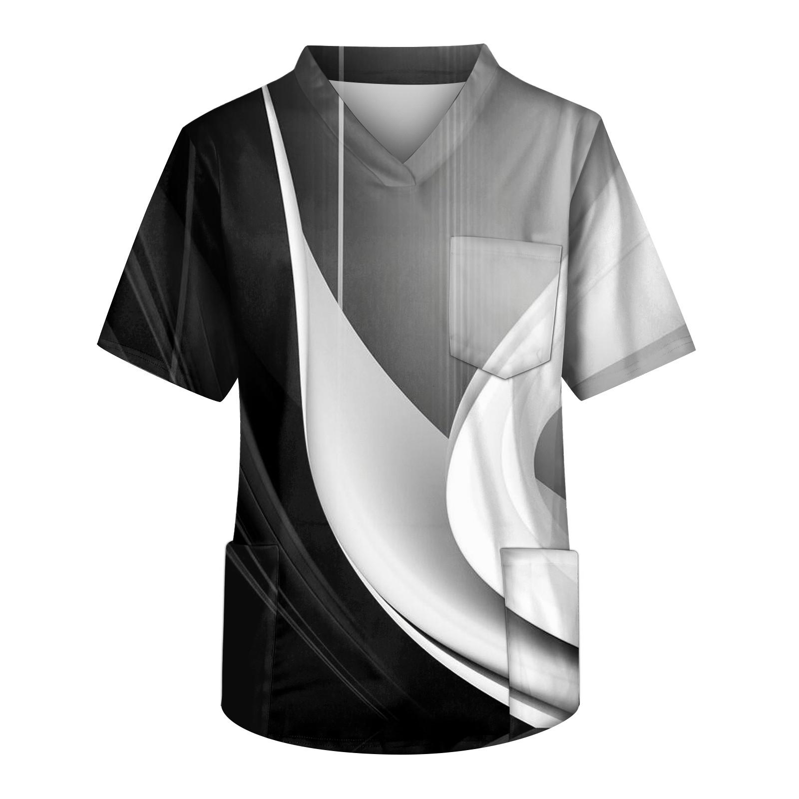 Мужской топ с коротким рукавом и V-образным вырезом с принтом нагрудного кармана XL белый
Мужской топ с коротким рукавом и V-образным вырезом с принтом нагрудного кармана XL белый