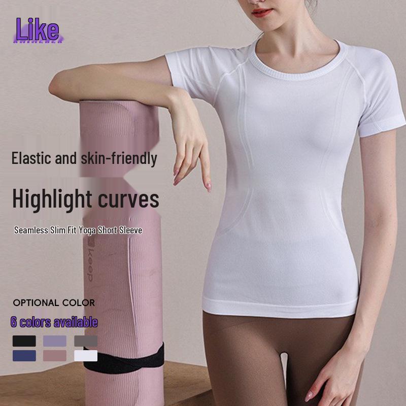 Women s High-End Nude Feel Crew Neck Short Sleeve Sports Top for Running and Yoga Extra Large
Women s High-End Nude Feel Crew Neck Short Sleeve Sports Top for Running and Yoga Extra Large