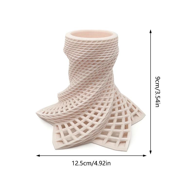 1pcs Candle Holder with Creative Twisted Design Plastic Home Desktop Decoration for Festive Decor Candlestick
1pcs Candle Holder with Creative Twisted Design Plastic Home Desktop Decoration for Festive Decor Candlestick