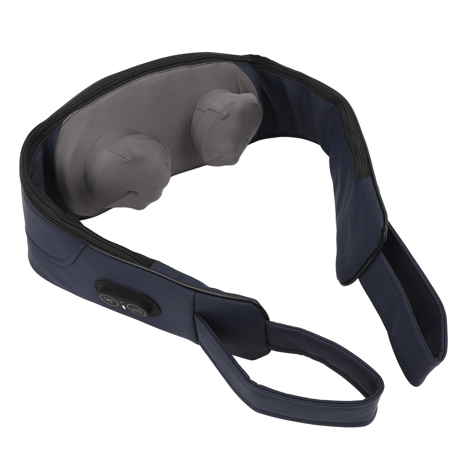Neck Back Massager Navy Blue USB Rechargeable Portable Electric Shoulder Massager with hot Compress for Relaxing Muscle
Neck Back Massager Navy Blue USB Rechargeable Portable Electric Shoulder Massager with hot Compress for Relaxing Muscle