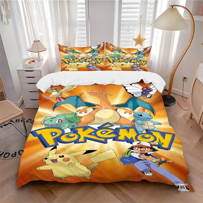 3pc Pokemon Characters Bedding Set Guest Room Bedroom Decor Christmas Halloween Decor Gifts- All Seasons (No Insert)a1013094 135x200cm
3pc Pokemon Characters Bedding Set Guest Room Bedroom Decor Christmas Halloween Decor Gifts- All Seasons (No Insert)a1013094 135x200cm