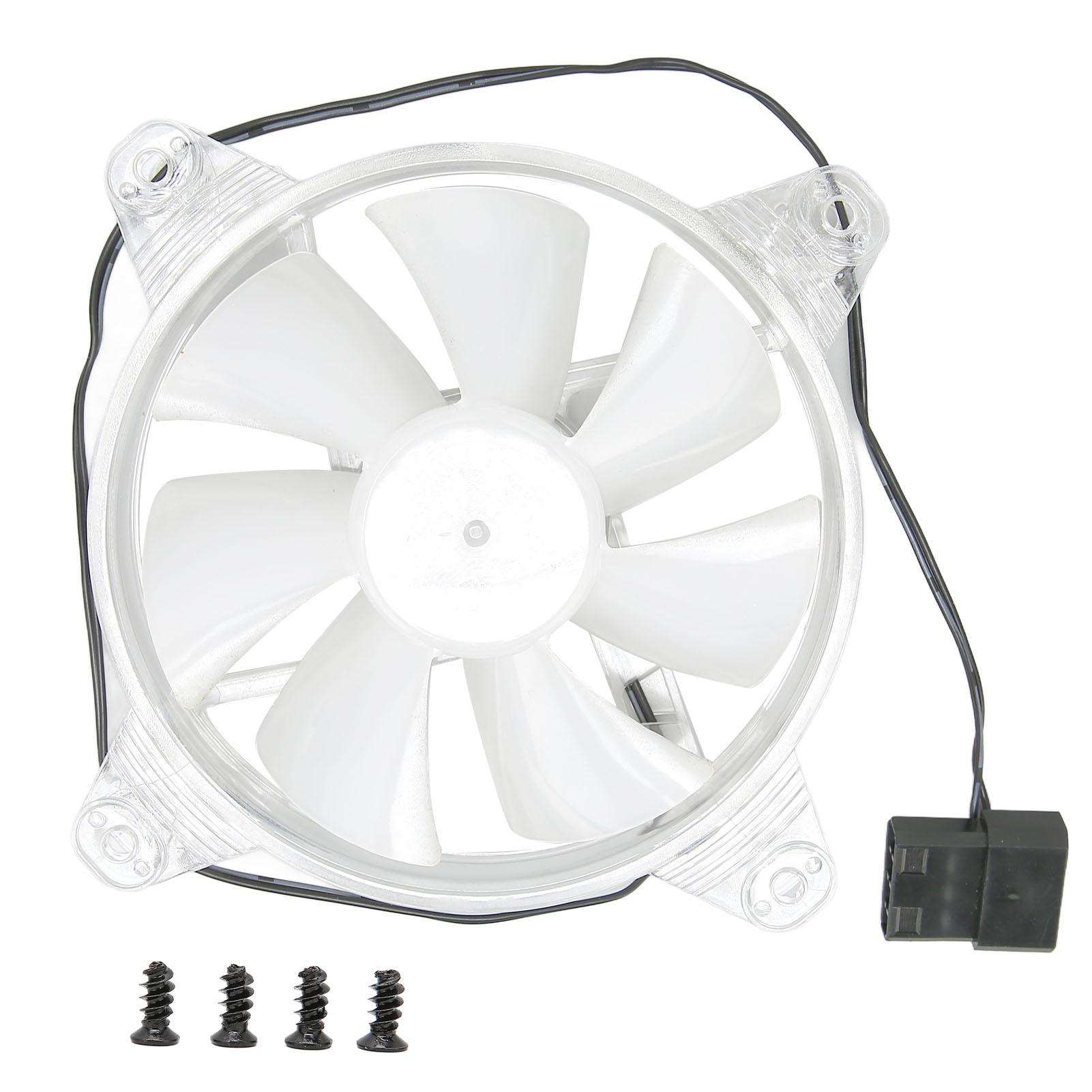 RGB Case Fan Good Heat Dissipation Low Noise Simple Installation LED 120mm 7 Blades Chassis Cooling
RGB Case Fan Good Heat Dissipation Low Noise Simple Installation LED 120mm 7 Blades Chassis Cooling