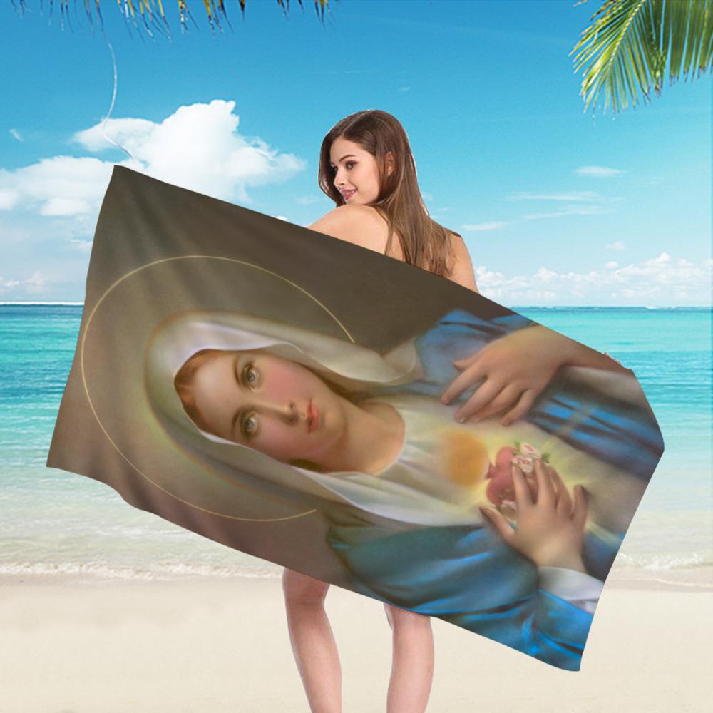 Virgin Mary Christian Towel Microfiber Beach Towel Absorbent Quick dry Soft Yoga Swimming Resort Mountain Climbing Towel W30*H60(CM)
Virgin Mary Christian Towel Microfiber Beach Towel Absorbent Quick dry Soft Yoga Swimming Resort Mountain Climbing Towel W30*H60(CM)