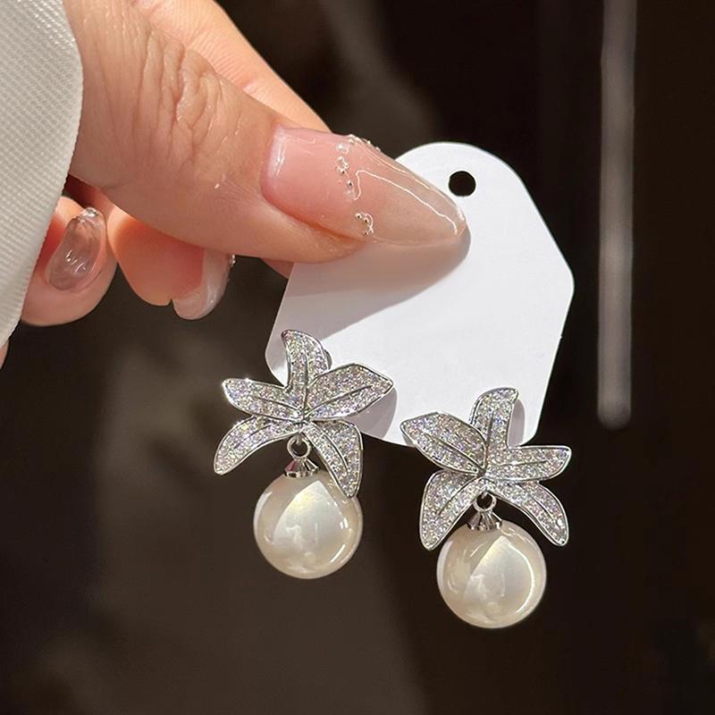 Huitan Aesthetic Flower Simulated Pearl Drop Earrings for Women Romantic Engagement Wedding Female Accessories Fashion Zircon
Huitan Aesthetic Flower Simulated Pearl Drop Earrings for Women Romantic Engagement Wedding Female Accessories Fashion Zircon