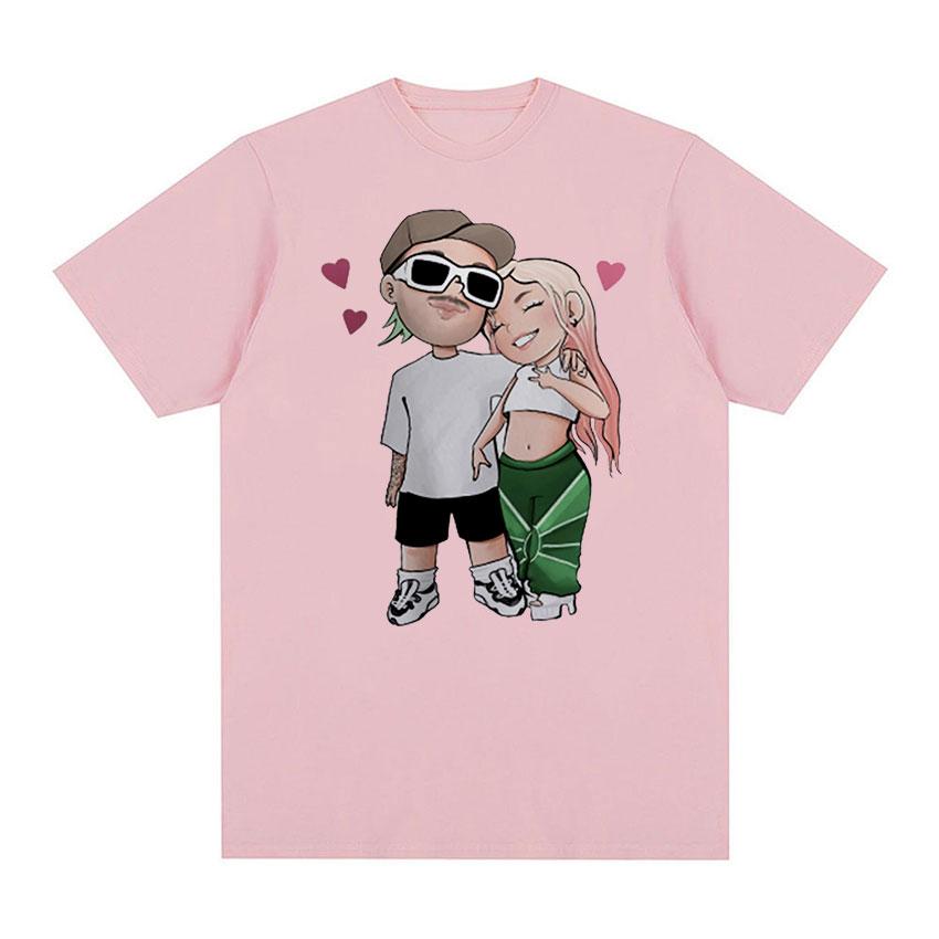 Рэпер Karol G, розовые волосы и солнцезащитные очки Ferxxo, футболки с графическим рисунком для мужчин и женщин, винтажная футболка в стиле Харадзюку, футболка большого размера в стиле хип-хоп, уличная одежда 
Рэпер Karol G, розовые волосы и солнцезащитные очки Ferxxo, футболки с графическим рисунком для мужчин и женщин, винтажная футболка в стиле Харадзюку, футболка большого размера в стиле хип-хоп, уличная одежда