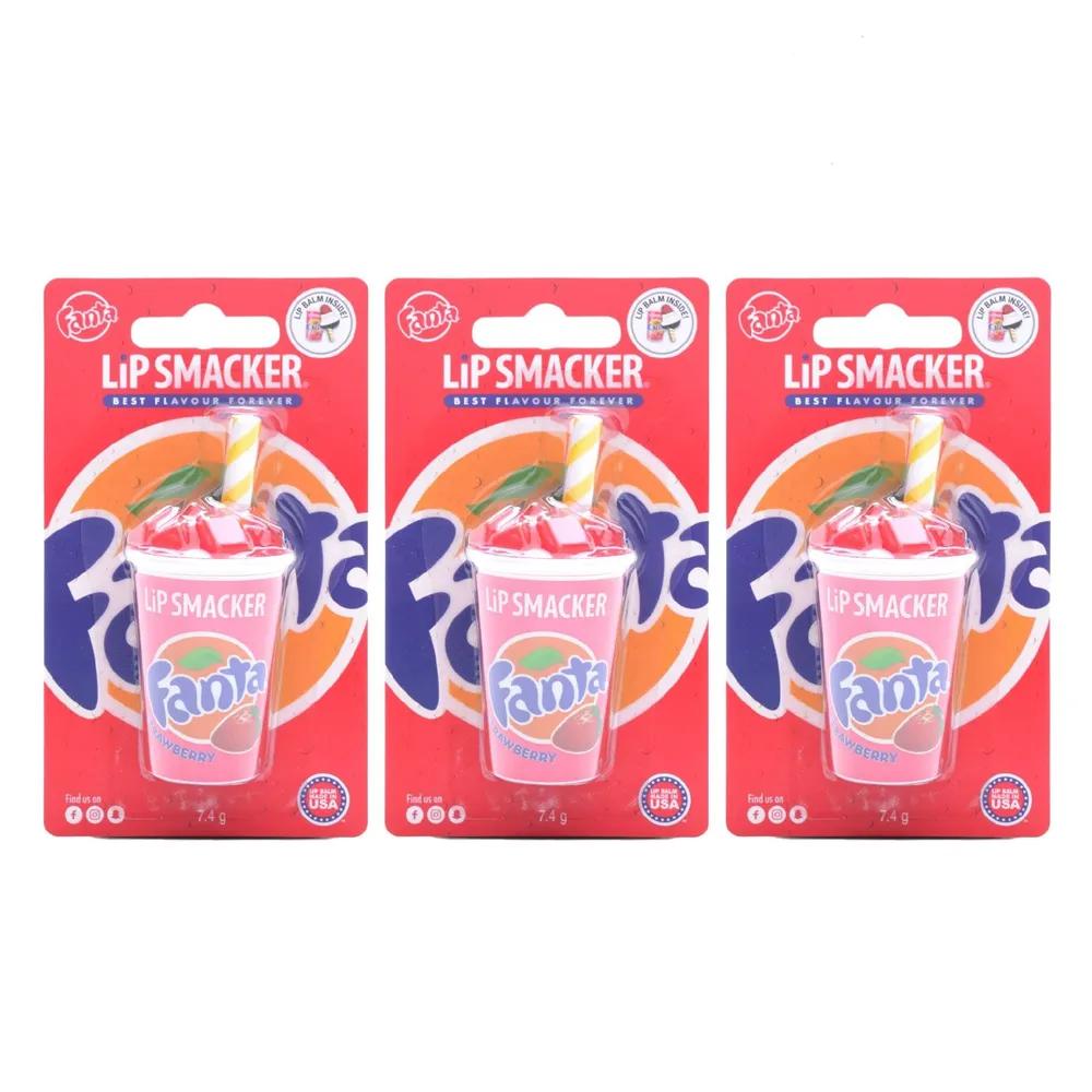Lip Smacker Fanta Cup-shaped Lip Balm x 3
Lip Smacker Fanta Cup-shaped Lip Balm x 3
