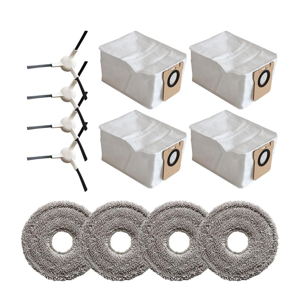 4 Dust Bags Included Robot Vacuum Kit 4 Side Brushes Included
4 Dust Bags Included Robot Vacuum Kit 4 Side Brushes Included