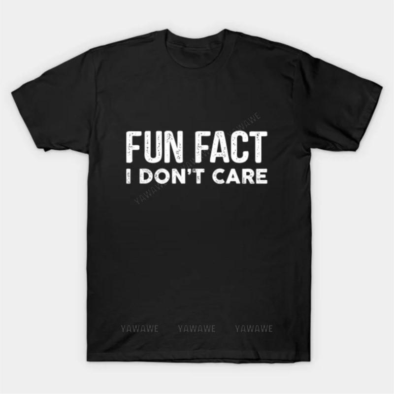 New fashion brand teeshirt tshirt Fun Fact I Dont Care T Shirt male Oversized short sleeve black top unisex casual teeshirt 4XL
New fashion brand teeshirt tshirt Fun Fact I Dont Care T Shirt male Oversized short sleeve black top unisex casual teeshirt 4XL