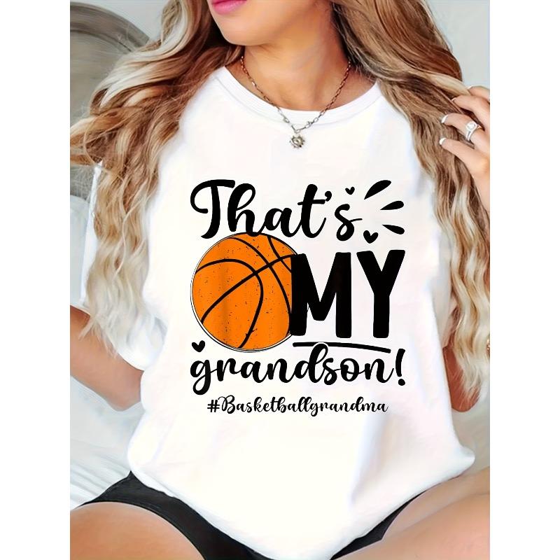 Women s Plus Size Basketball Grandma That s My Grandson Graphic Tee White Orange Black Print Crew Neck Short Sleeve 4XL
Women s Plus Size Basketball Grandma That s My Grandson Graphic Tee White Orange Black Print Crew Neck Short Sleeve 4XL