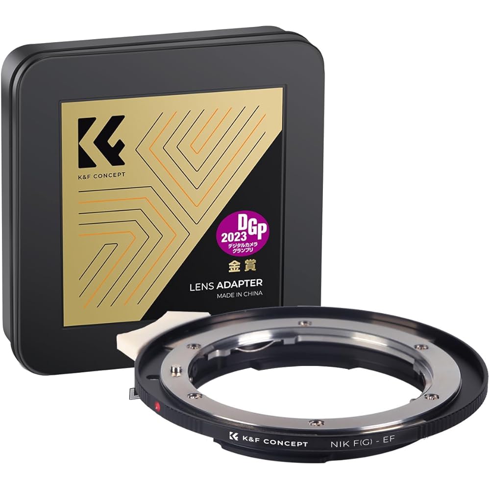 K&F CONCEPT Nikon compatible F (G type) lens adapter, Canon compatible, EF mount conversion, Niko...
K&F CONCEPT Nikon compatible F (G type) lens adapter, Canon compatible, EF mount conversion, Niko...
