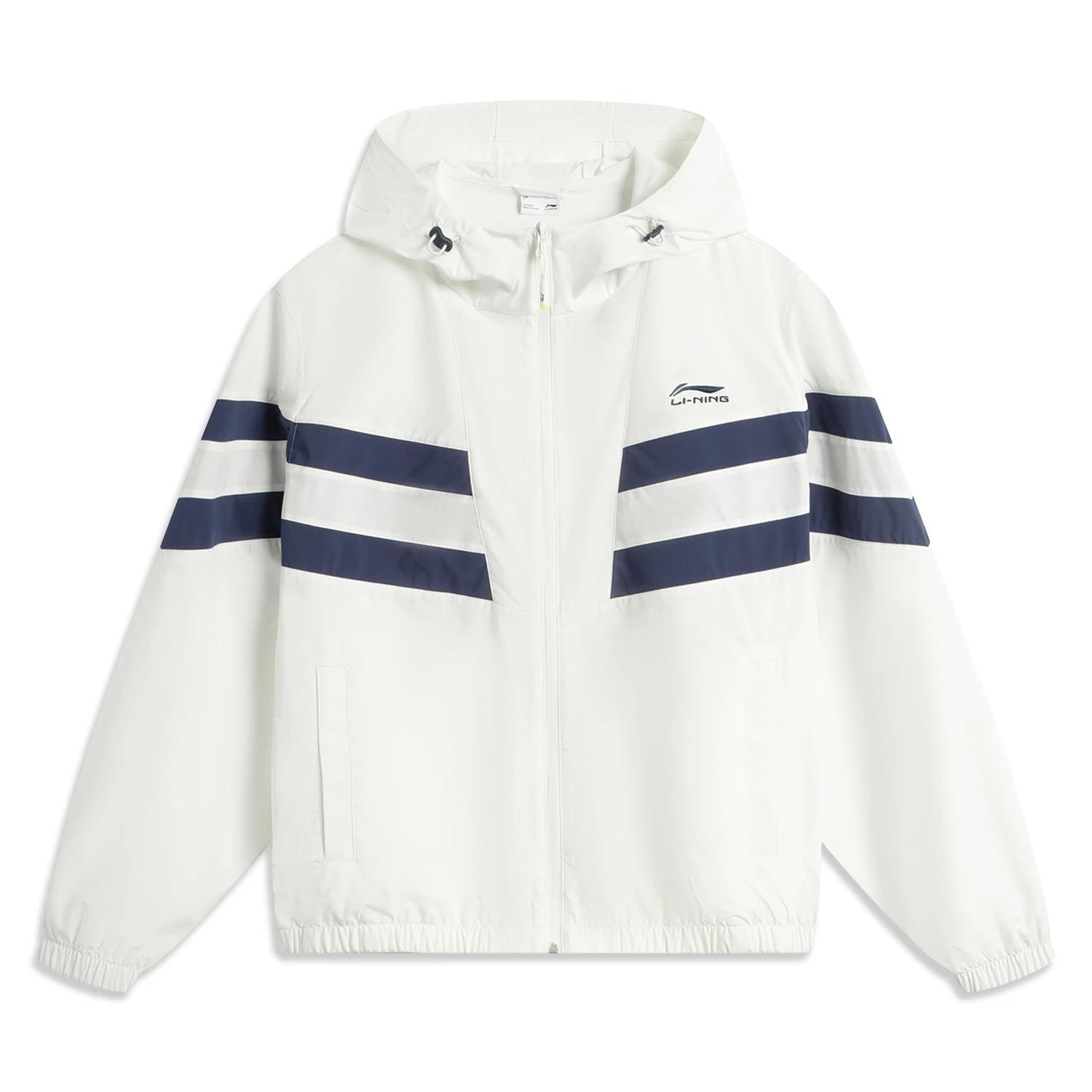 Li Ning Color Block Zipper Hooded Casual Loose Sports Windbreaker Men Outerwear Off-White Deep-Navy AFDV701-4 S
Li Ning Color Block Zipper Hooded Casual Loose Sports Windbreaker Men Outerwear Off-White Deep-Navy AFDV701-4 S