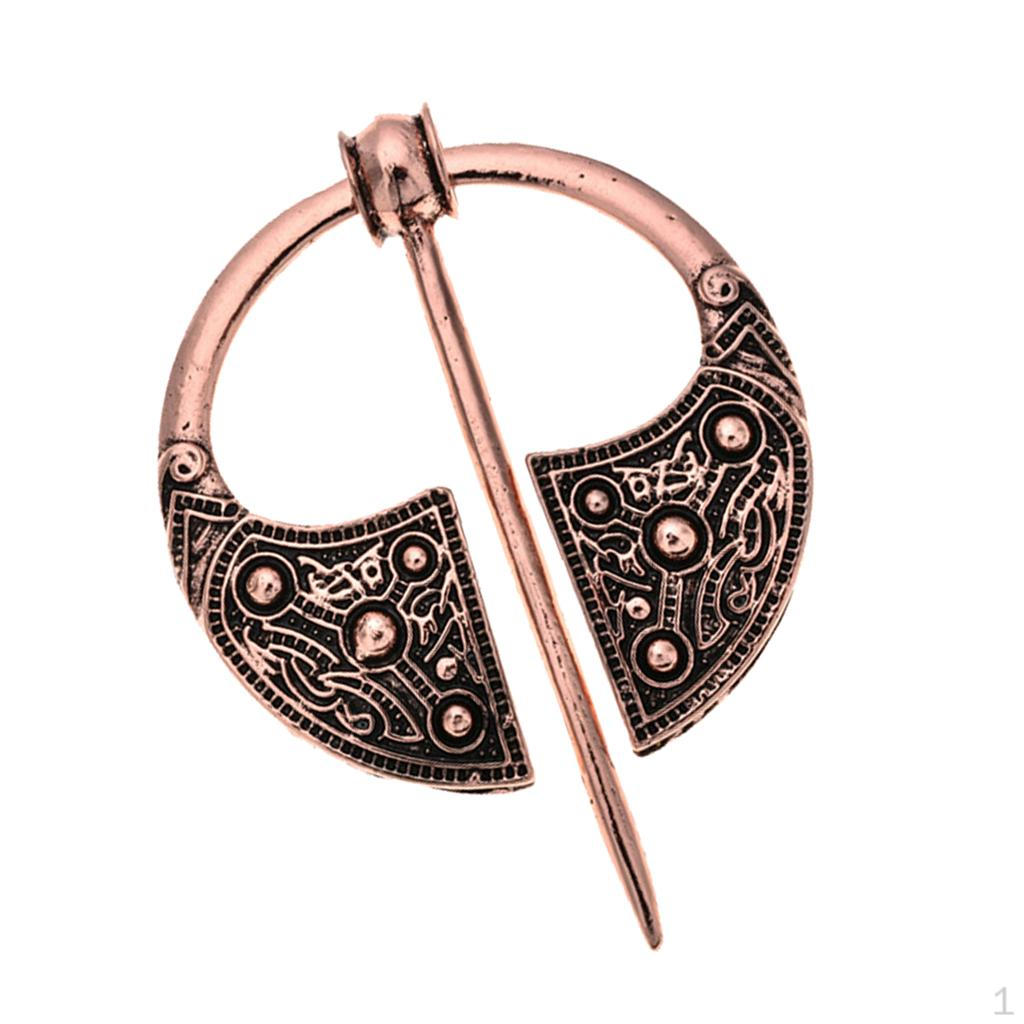 Викингская фибула-застежка для одежды Antique Copper
Викингская фибула-застежка для одежды Antique Copper
