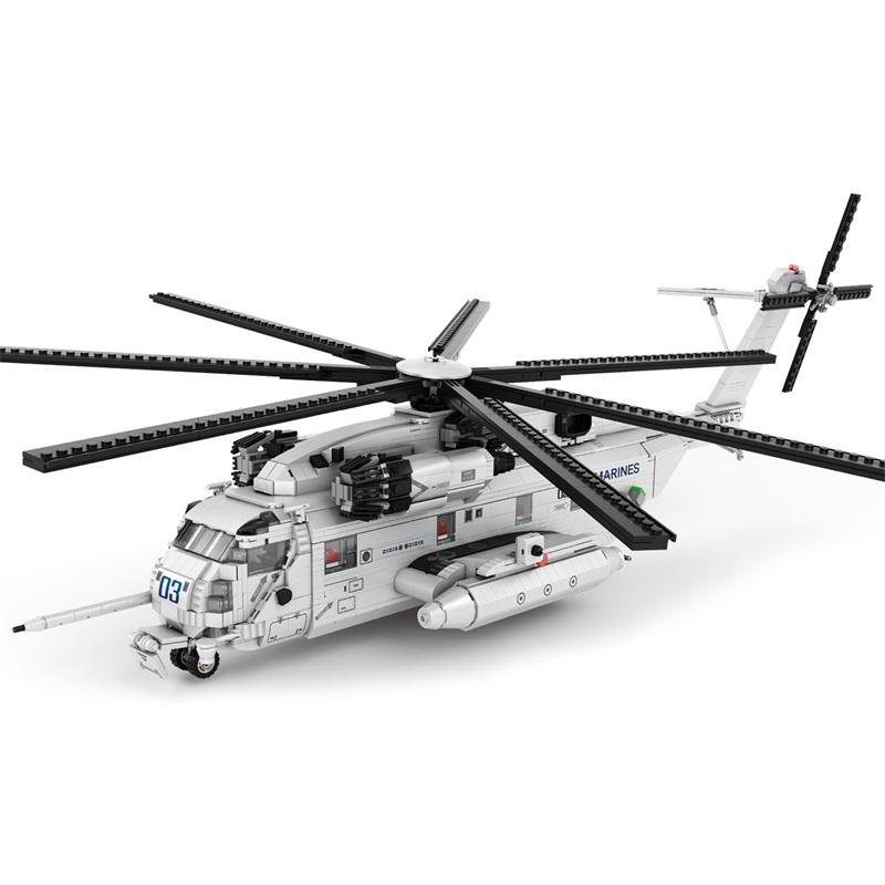 CH-53E Transport Helicopter Building Blocks Army Plane Military Fighter Model Assembly Bricks Kids DIY Toys Holiday Gift
CH-53E Transport Helicopter Building Blocks Army Plane Military Fighter Model Assembly Bricks Kids DIY Toys Holiday Gift