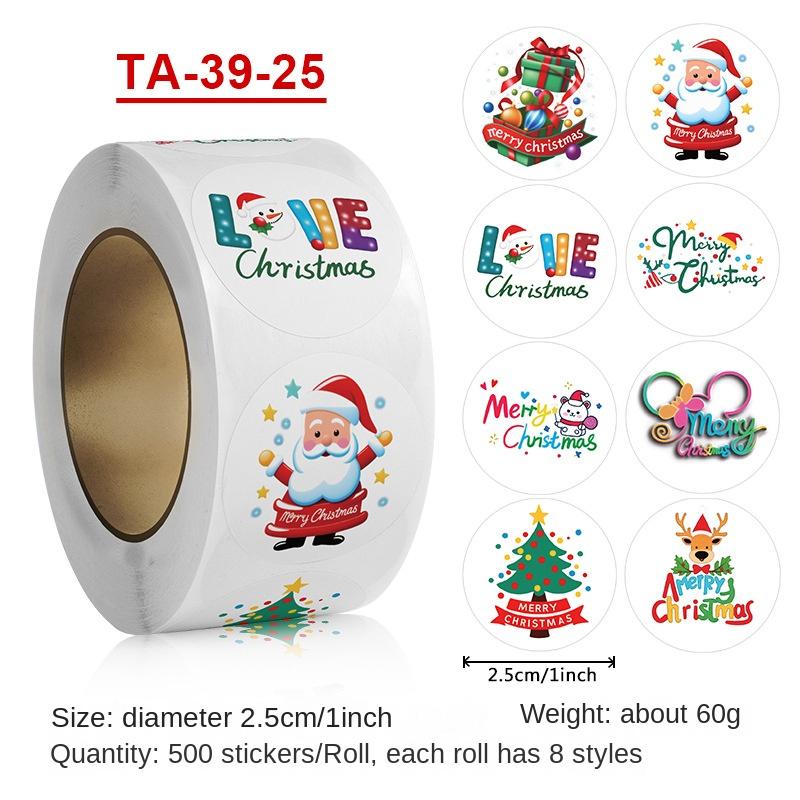 500 аркушів Веселого Різдва Наклейки Святкові Наклейки Для вечірок Конверти Канцтовари Картки Етикетки Подарункові Пломби Наклейки Декорація 2.5cm
500 аркушів Веселого Різдва Наклейки Святкові Наклейки Для вечірок Конверти Канцтовари Картки Етикетки Подарункові Пломби Наклейки Декорація 2.5cm