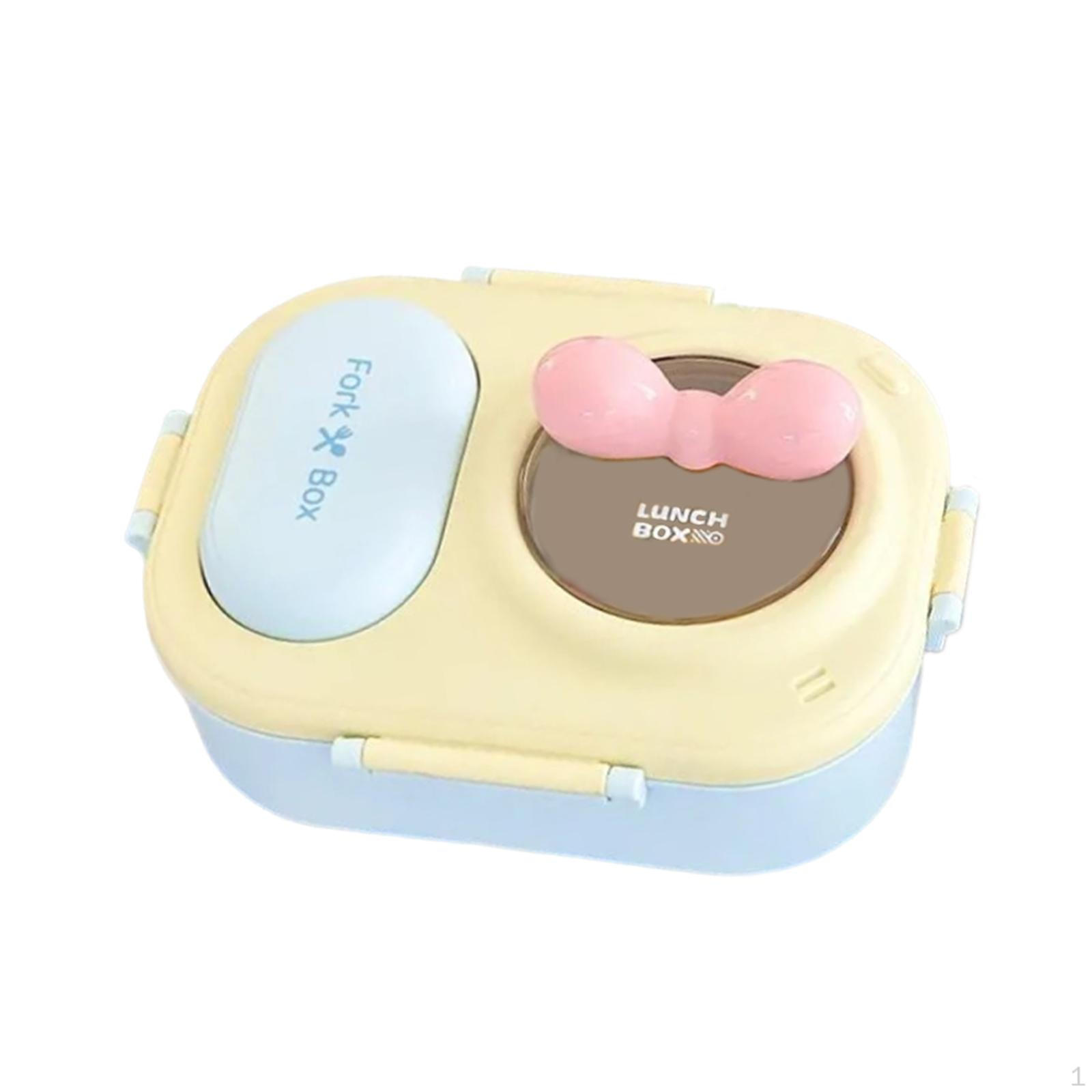 3 Compartment Lunch Box Bento Snap Lid Leakproof Adorable Container Food Sorage for Travel yellow blue
3 Compartment Lunch Box Bento Snap Lid Leakproof Adorable Container Food Sorage for Travel yellow blue