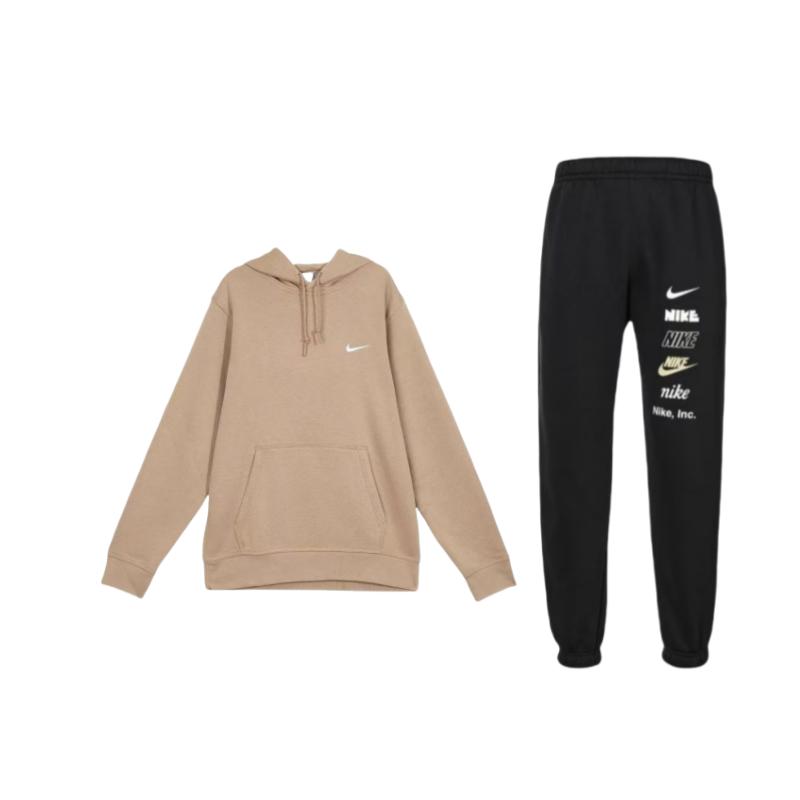 Nike Logo Pattern Hooded Long Sleeve Sweatshirt Casual Sports Fleece Warm Cuffed Knit Pants Hoodie Set Unisex Sweatshirt Set DX0796-010+623453-247 S
Nike Logo Pattern Hooded Long Sleeve Sweatshirt Casual Sports Fleece Warm Cuffed Knit Pants Hoodie Set Unisex Sweatshirt Set DX0796-010+623453-247 S