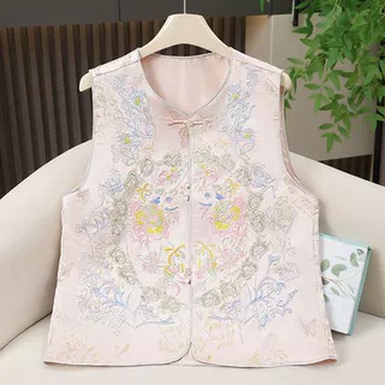 2026 Spring Autumn Women s Jacquard Embroidered Chinese Style Vest with Frog Buttons XL (suitable for 88-105 jin)
2026 Spring Autumn Women s Jacquard Embroidered Chinese Style Vest with Frog Buttons XL (suitable for 88-105 jin)