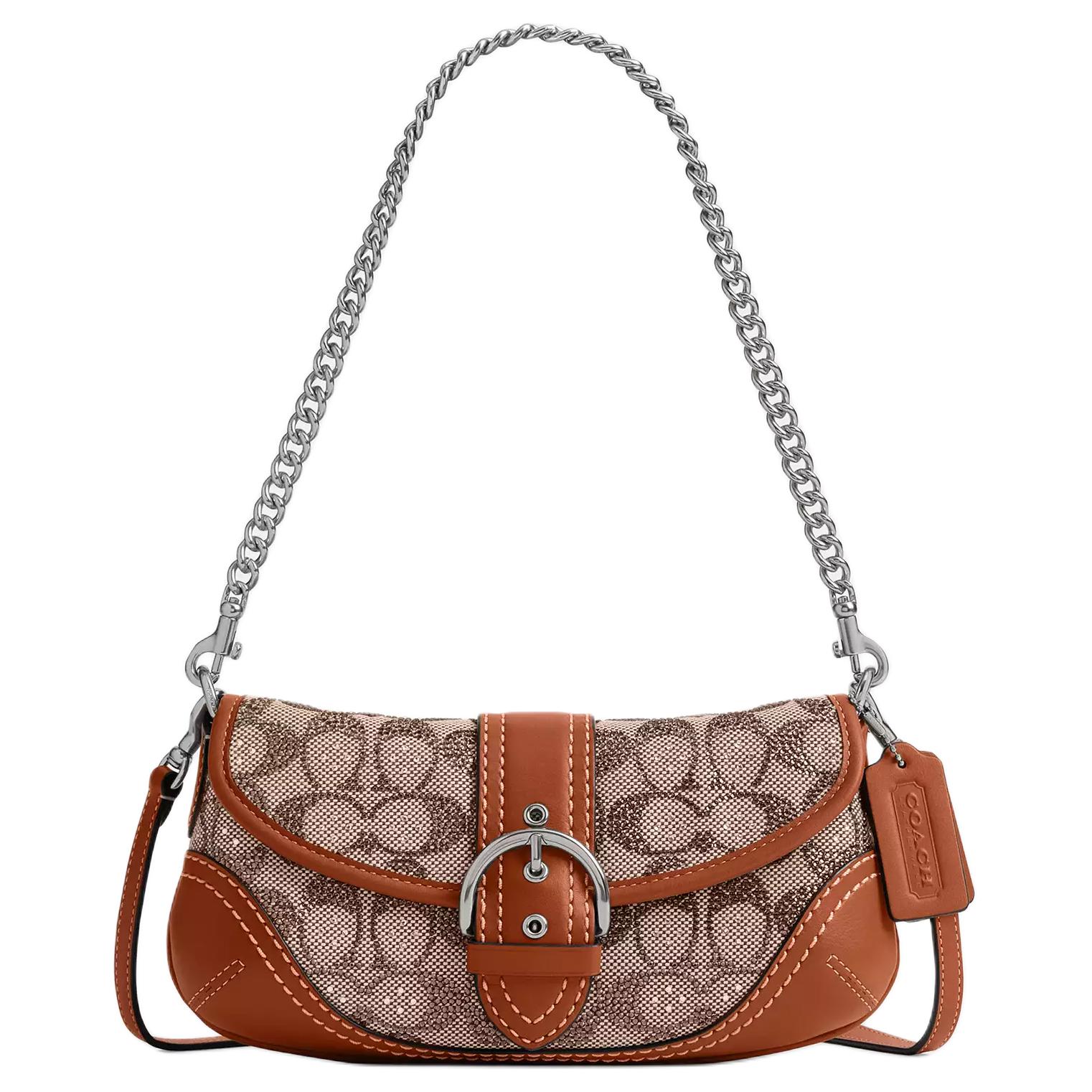 Coach Soho 25 Leather Shoulder Tote Bag Women Handbags Amber Silver CBJ65-LHBAR Basic Set (Bag+Dust Bag)
Coach Soho 25 Leather Shoulder Tote Bag Women Handbags Amber Silver CBJ65-LHBAR Basic Set (Bag+Dust Bag)