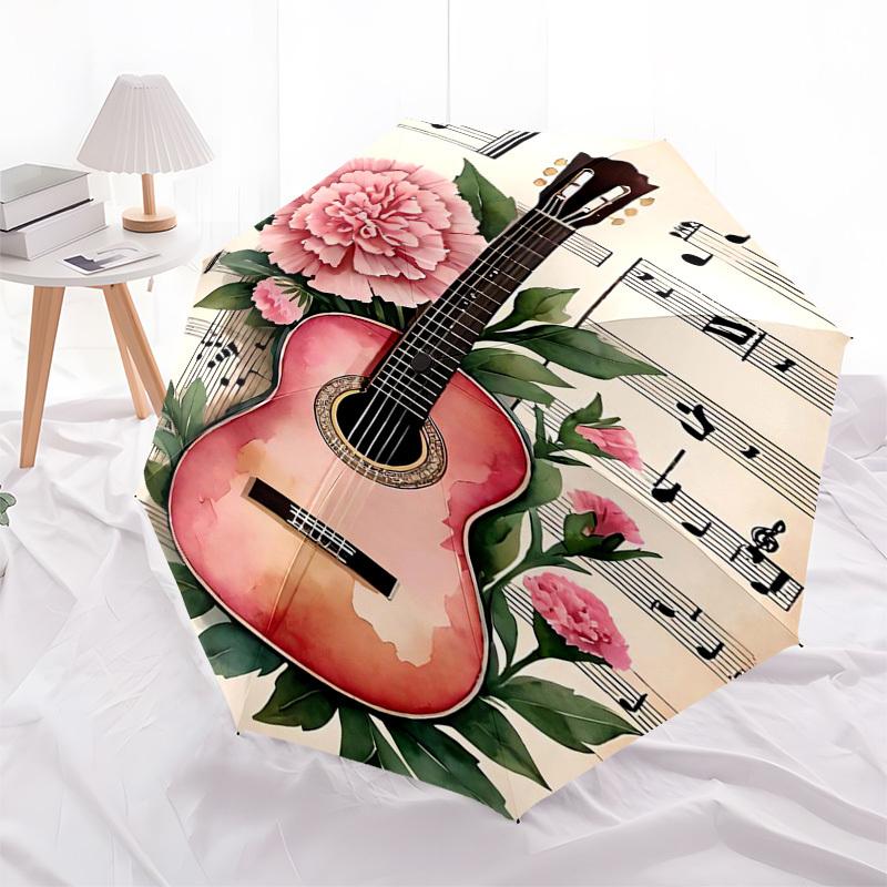 1pc Guitar with flowers and music notes Umbrella with Plastic Handle,Suitable for All Seasons Home Travel Outdoor Umbrellaptys31076
1pc Guitar with flowers and music notes Umbrella with Plastic Handle,Suitable for All Seasons Home Travel Outdoor Umbrellaptys31076