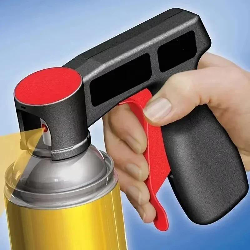 1 Pc Plastic Portable Spray Paint Handle, Universal Reusable Car Color Changing Film Pasting Self Spraying Hand Spray Gun
1 Pc Plastic Portable Spray Paint Handle, Universal Reusable Car Color Changing Film Pasting Self Spraying Hand Spray Gun