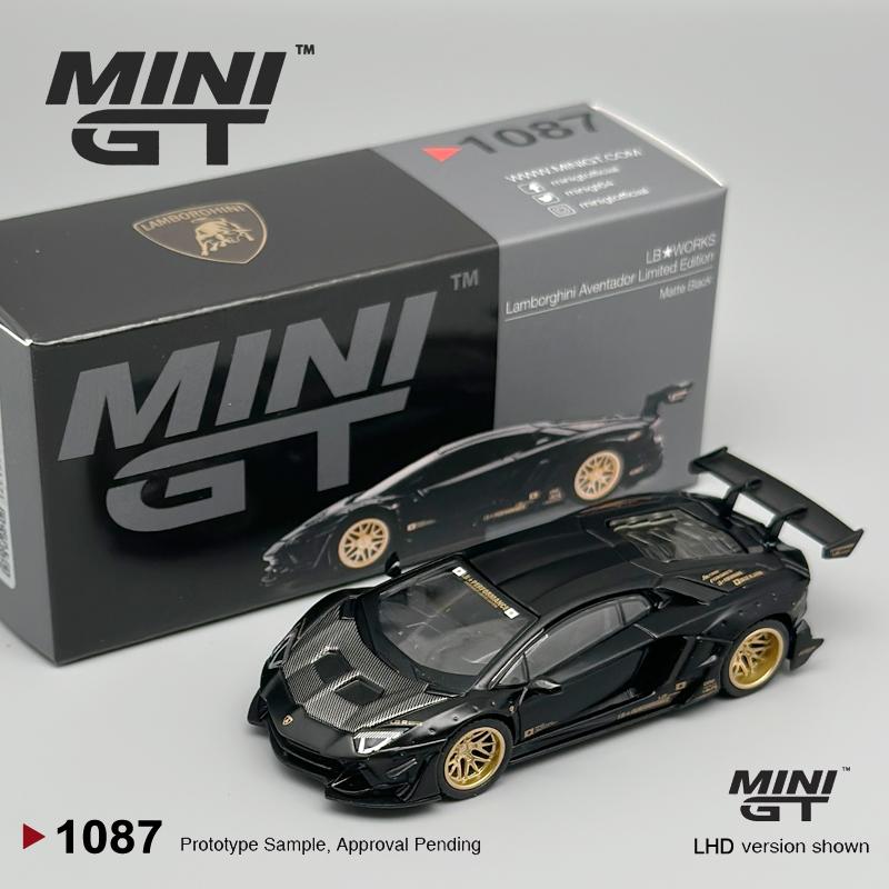 MINIGT 1:64 LBWORKS Lamborghini Limited Edition Matte Black MGT Alloy Car Model 1087
MINIGT 1:64 LBWORKS Lamborghini Limited Edition Matte Black MGT Alloy Car Model 1087