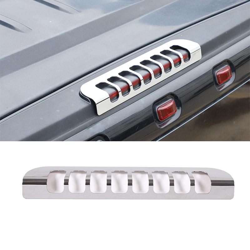 For Hummer H2 2003-2009 Aluminum Alloy Black Car High Brake Light Signal Light Protection Mesh Cover Car Exterior Accessories
For Hummer H2 2003-2009 Aluminum Alloy Black Car High Brake Light Signal Light Protection Mesh Cover Car Exterior Accessories
