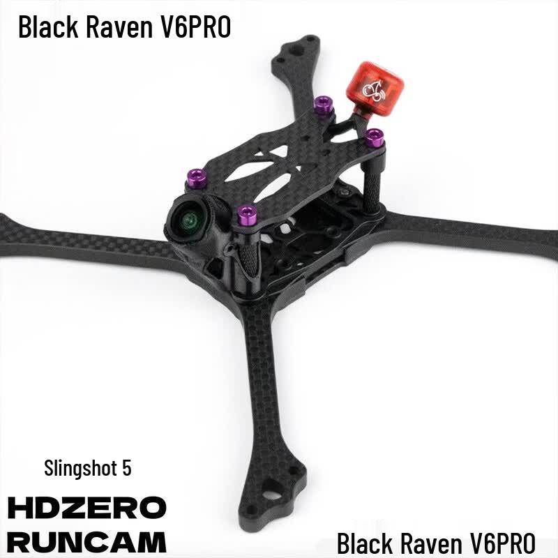 Zhui Dong Li Black Crow PRO V6 Racing Drone Frame
Zhui Dong Li Black Crow PRO V6 Racing Drone Frame