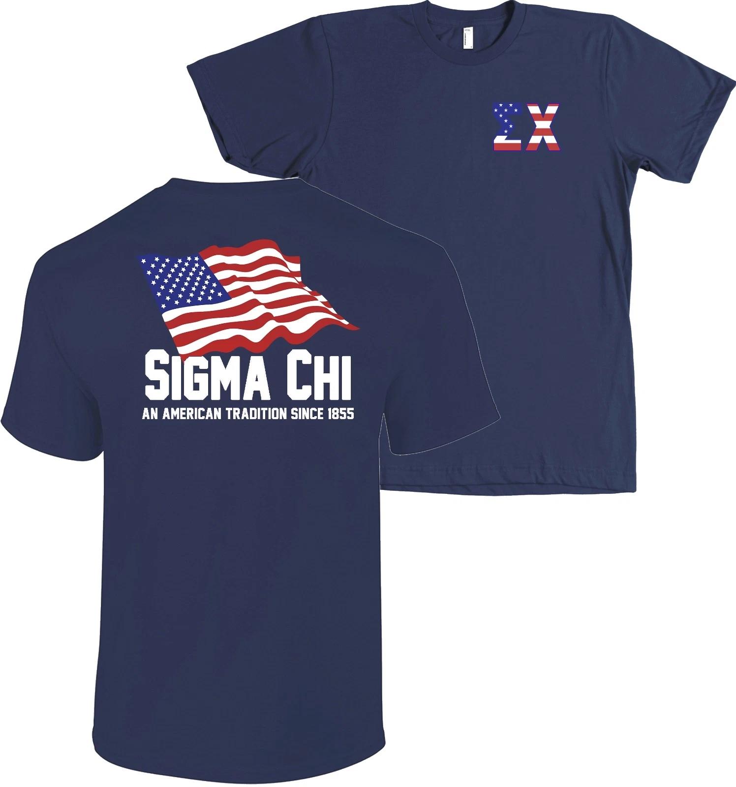 Sigma Chi Tradition Bella + Canvas Shirt Sig Chi Flag - MORE COLORS 4XL
Sigma Chi Tradition Bella + Canvas Shirt Sig Chi Flag - MORE COLORS 4XL