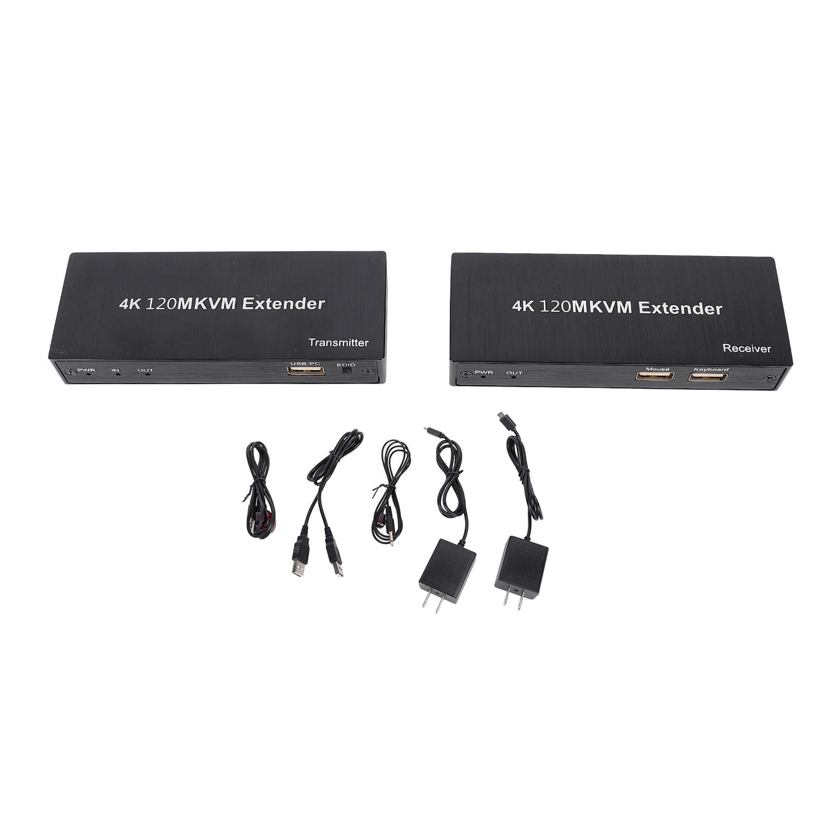 120 м HD мультимедийный интерфейс KVM USB удлинитель передача 4K HD видео через Cat5e 6 7 кабель для мыши US Plug
120 м HD мультимедийный интерфейс KVM USB удлинитель передача 4K HD видео через Cat5e 6 7 кабель для мыши US Plug