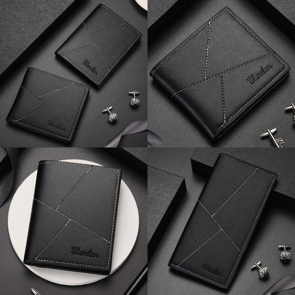 Leisure Two Fold Wallet Contracted Men s Hand Bag Business Male Leather Purse ID Card Holder short
Leisure Two Fold Wallet Contracted Men s Hand Bag Business Male Leather Purse ID Card Holder short