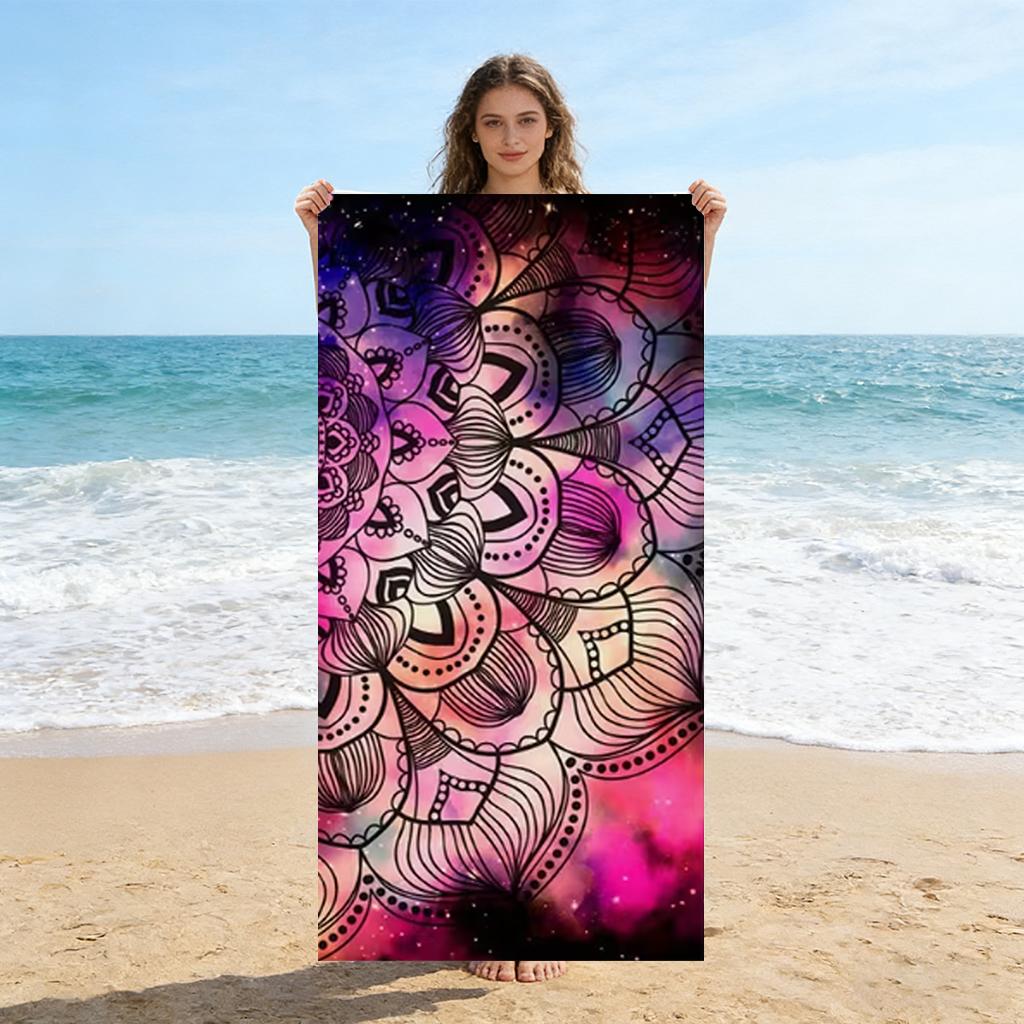 Mysterious Datura Flower Design Beach Towel Purple and Pink Color Scheme Quick-drying Suitable for Beach Pool Gift for Friends W30*H60(CM)
Mysterious Datura Flower Design Beach Towel Purple and Pink Color Scheme Quick-drying Suitable for Beach Pool Gift for Friends W30*H60(CM)